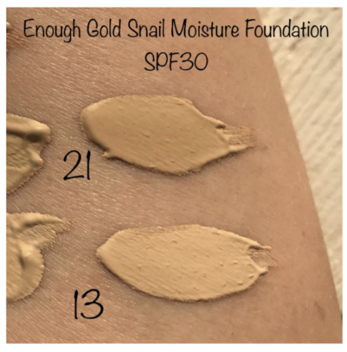 Тональный крем с улиточным муцином [Enough] Gold Snail Moisture Foundation SPF30 PA++ фото 2