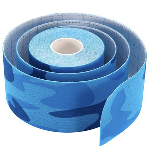 Голубой камуфляж кинезио тейп для подтяжки лица [Ayoume] Kinesiology Tape Roll