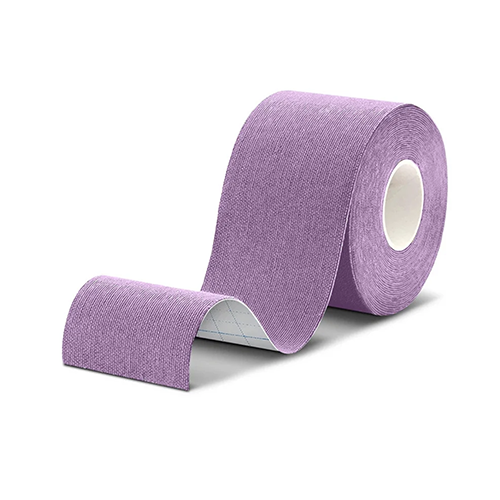 Фиолетовый кинезио тейп для подтяжки лица 