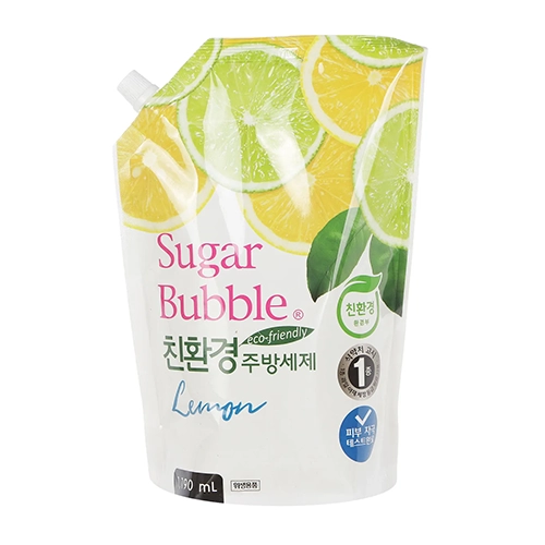 Экологичное средство для мытья посуды лимон 1.190 мл Sugar Bubble Lemon 
