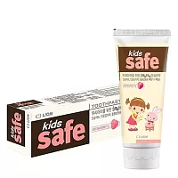 Детская зубная паста со вкусом клубники "Kids safe"