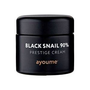 Крем для лица с муцином черной улитки [Ayoume] Black Snail Prestige Cream